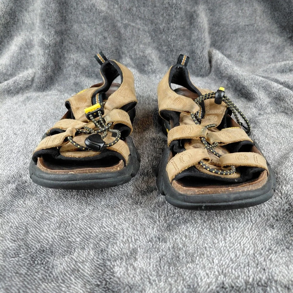 KEEN Kids Water Sandals Newport H2 Tan Yellow‎ Sport Water Shoes Size 4